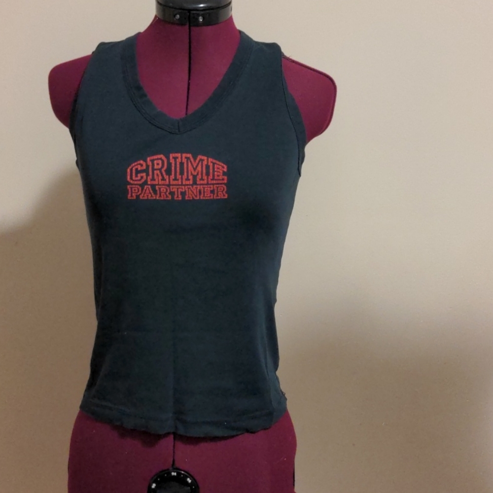 "crime partner" tank top